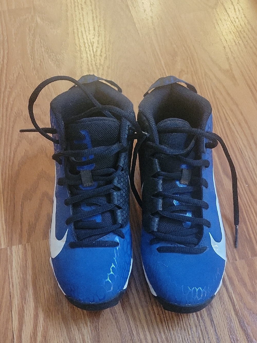Nike Kids Blue and Black  Cleats